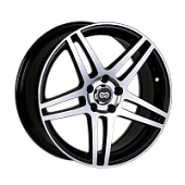 SL46, Enkei SL46 7.5x17 5*114.3 ET40 DIA73.1 BKF Литой, Диски