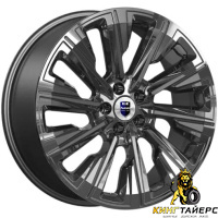 K&K Галего 7.5x19 5*115 ET43 DIA70.1 Алмаз черный Литой