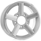 Титан-Тех, K&K Титан-Тех 6.5x15 5*139.7 ET40 DIA98 Сильвер Литой, Диски