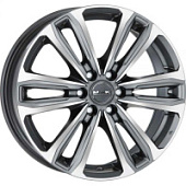 MAK Safari 6 7.5x17 6*130 ET50 DIA84.1 Gloss Black Литой