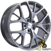 Khomen KHW 2012 8x20 5*108 ET45.5 DIA63.3 Black Литой