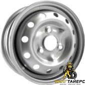 ВАЗ 1111, Accuride ВАЗ 1111 4x12 3*98 ET40 DIA58.6 Grey Штампованный, Диски