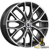 K&K Лилиом 6x16 4*108 ET37 DIA63.3 Алмаз черный Литой