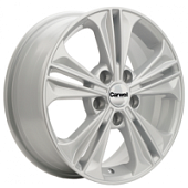 KHW 1603, Khomen KHW 1603 6x16 5*112 ET50 DIA57.1 G-Silver-FP Литой, Диски
