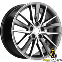 Khomen KHW 1807 8x18 5*108 ET46 DIA63.3 Gray Литой