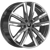 KP014, Скад KP014 8x20 5*114.3 ET30 DIA60.1 Fury black Литой, Диски
