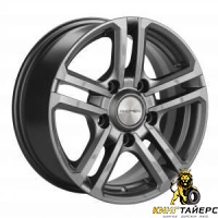 Khomen KHW 1602 6.5x16 5*139.7 ET40 DIA98.5 Black Литой