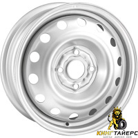 Trebl X40930 7x17 5*108 ET55 DIA63.3 Silver Штампованный