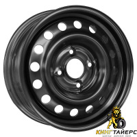 Trebl X40006 6x15 4*100 ET45 DIA56.6 Black Штампованный