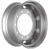 10/335/281/0, Accuride 10/335/281/0 11.75x22.5 10*335 ET0 DIA281 Silver Штампованный, Диски