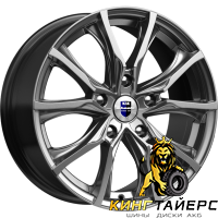 K&K Твист 7.5x17 5*108 ET47 DIA60.1 Дарк платинум Литой