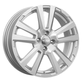 КС874, K&K КС874 6.5x17 4*100 ET41 DIA60.1 Сильвер Литой, Диски