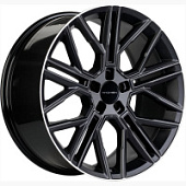 KHW 2101, Khomen KHW 2101 9.5x21 5*120 ET49 DIA72.6 Black-FP Литой, Диски