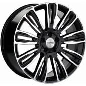 KHW 2004, Khomen KHW 2004 8.5x20 5*120 ET45 DIA72.6 Black Matt Литой, Диски
