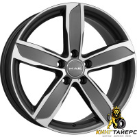 MAK Stadt 8x18 5*112 ET28 DIA66.6 Gunmetal Mirror Face Литой
