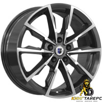 K&K Меренге 7.5x17 5*114.3 ET45 DIA60.1 Алмаз черный Литой