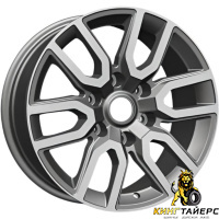 Khomen KHW 1723 8x17 6*139.7 ET50 DIA92.5 Gray-FP Литой
