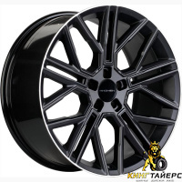 Khomen KHW 2101 9.5x21 5*112 ET36 DIA66.6 Black Matt MR Литой