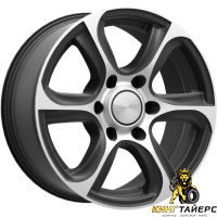 Скад Скала 7.5x17 6*139.7 ET30 DIA67.1 Черный бархат Литой