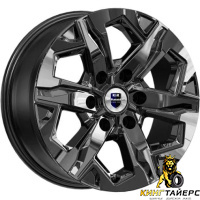 K&K Тейт 7.5x17 6*114.3 ET39 DIA67.1 Алмаз черный Литой