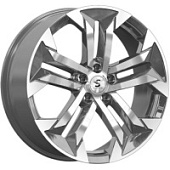 КР015, Скад КР015 7.5x19 5*114.3 ET45 DIA67.1 Fury black Литой, Диски