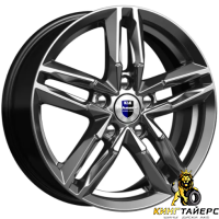 K&K Sayan 6x16 5*110 ET45 DIA63.3 Дарк платинум Литой