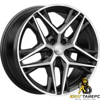 Скад Челси 8x18 5*130 ET43 DIA84.1 Черный бархат Литой