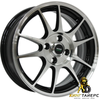 Megami MGM-5 6x14 4*98 ET35 DIA58.6 BKF Литой