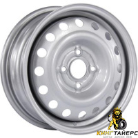 Trebl 53A45R 5.5x14 4*100 ET45 DIA54.1 Silver Штампованный