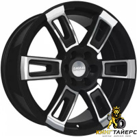 Скад Тор 6.5x15 5*139.7 ET40 DIA98.5 Черный бархат Литой