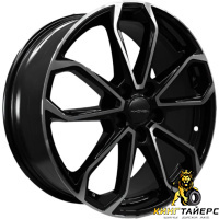 Khomen KHW 1816 7x18 5*112 ET43 DIA57.1 Black Литой