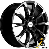 Khomen KHW 1808 7.5x18 5*112 ET43 DIA57.1 Black-FP Литой