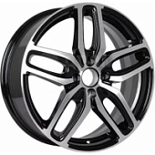 Виви, Carwel Виви 6.5x17 4*100 ET43 DIA60.1 BL Литой, Диски