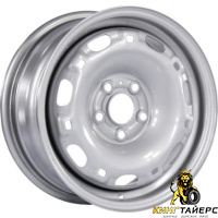 Trebl 7250T 6x14 5*100 ET37 DIA57.1 Silver Штампованный