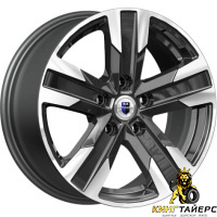 K&K Висмут 7x16 5*108 ET33 DIA67.1 Дарк платинум Литой